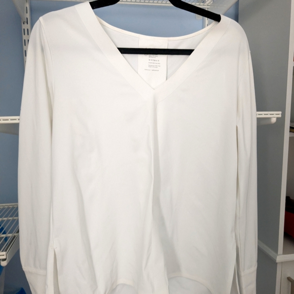 Aday Something Tailored Shirt Small White